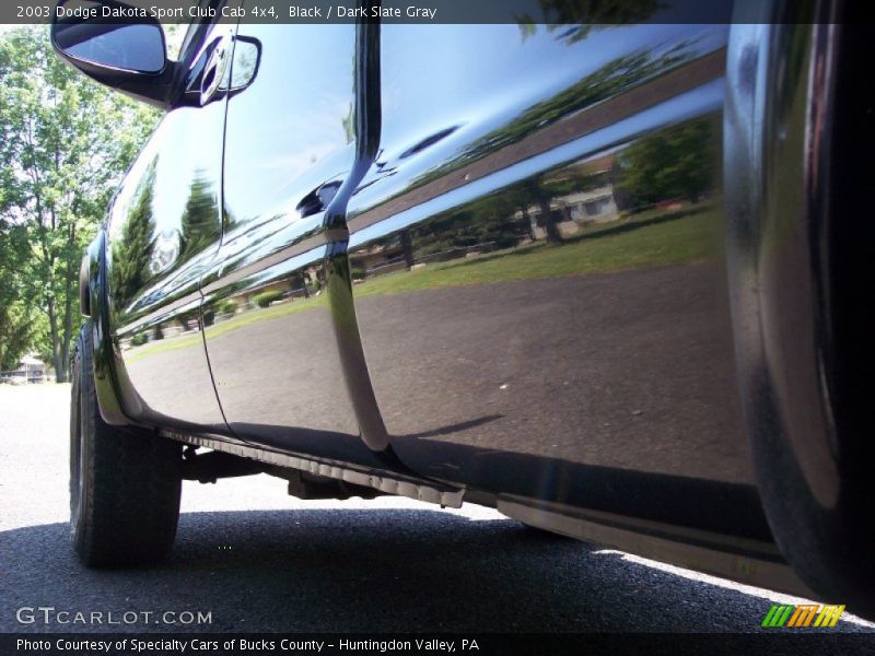 Black / Dark Slate Gray 2003 Dodge Dakota Sport Club Cab 4x4
