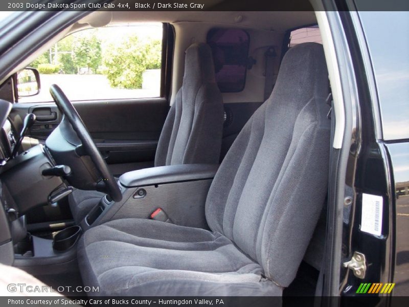 Black / Dark Slate Gray 2003 Dodge Dakota Sport Club Cab 4x4