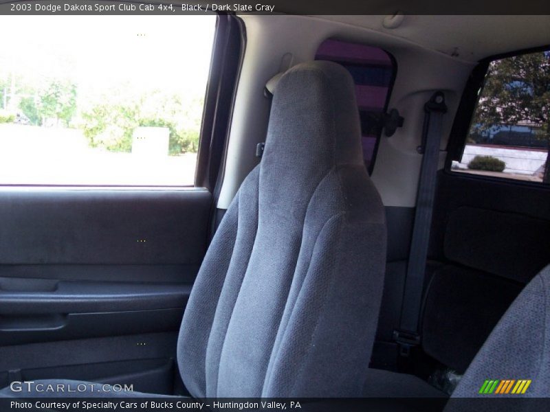 Black / Dark Slate Gray 2003 Dodge Dakota Sport Club Cab 4x4