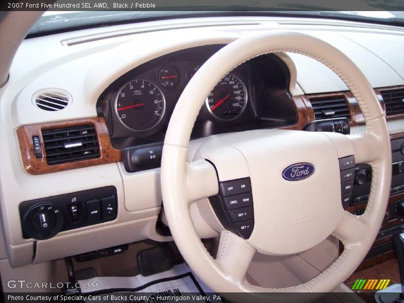 Black / Pebble 2007 Ford Five Hundred SEL AWD