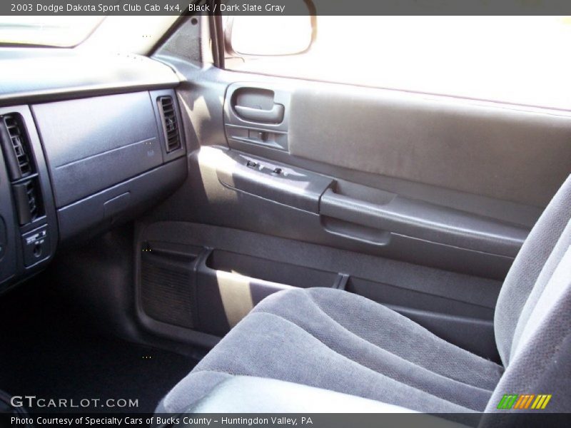 Black / Dark Slate Gray 2003 Dodge Dakota Sport Club Cab 4x4
