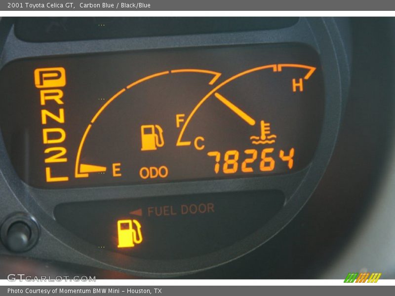 Carbon Blue / Black/Blue 2001 Toyota Celica GT