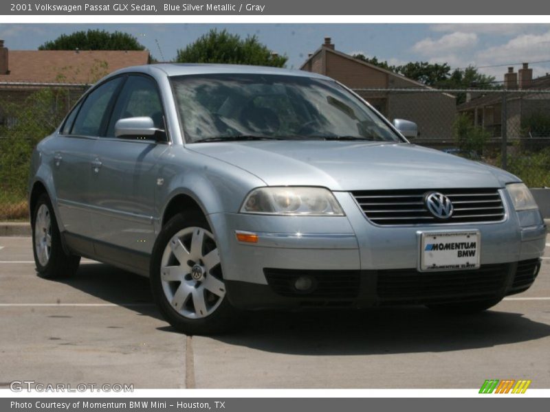 Blue Silver Metallic / Gray 2001 Volkswagen Passat GLX Sedan