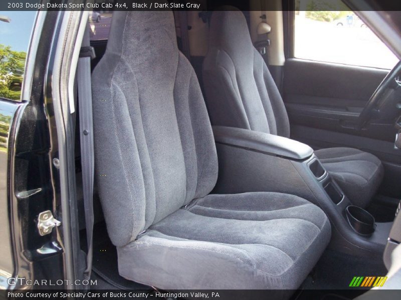 Black / Dark Slate Gray 2003 Dodge Dakota Sport Club Cab 4x4