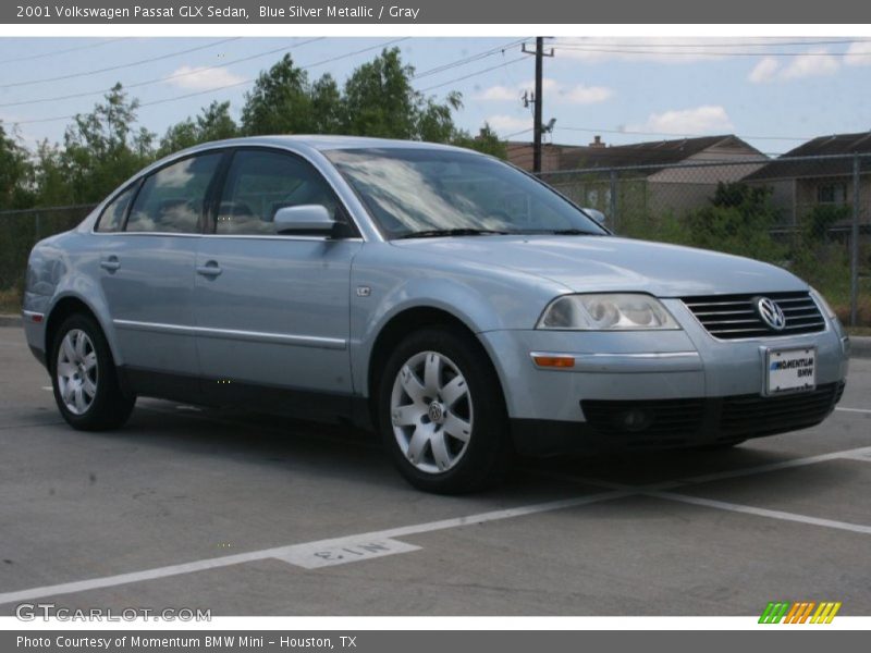 Blue Silver Metallic / Gray 2001 Volkswagen Passat GLX Sedan