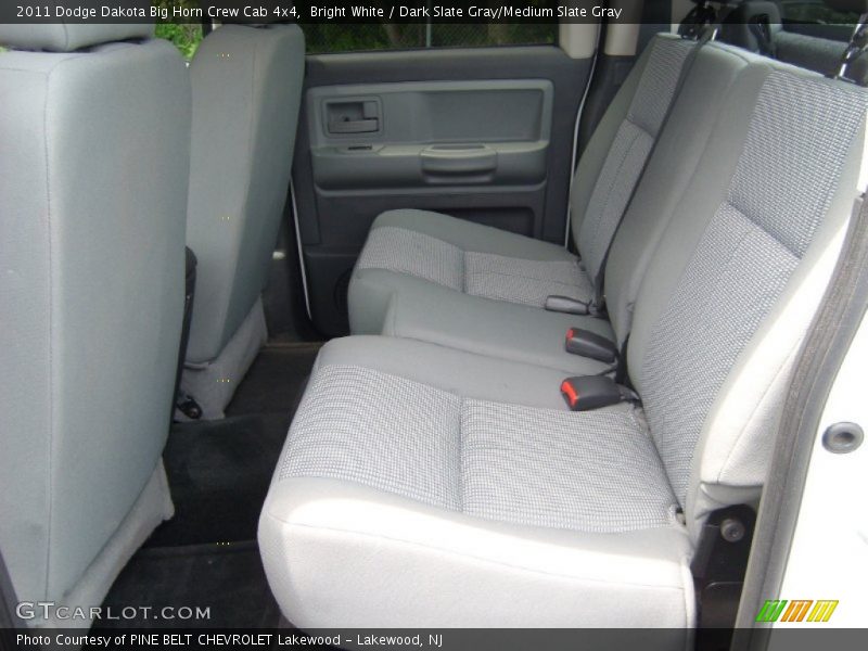  2011 Dakota Big Horn Crew Cab 4x4 Dark Slate Gray/Medium Slate Gray Interior