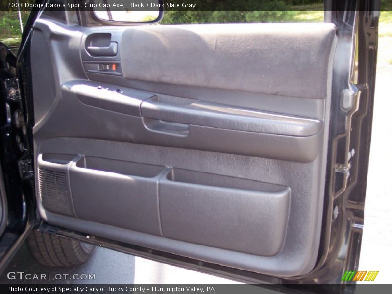 Black / Dark Slate Gray 2003 Dodge Dakota Sport Club Cab 4x4