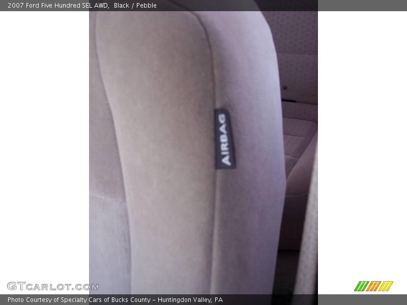 Black / Pebble 2007 Ford Five Hundred SEL AWD