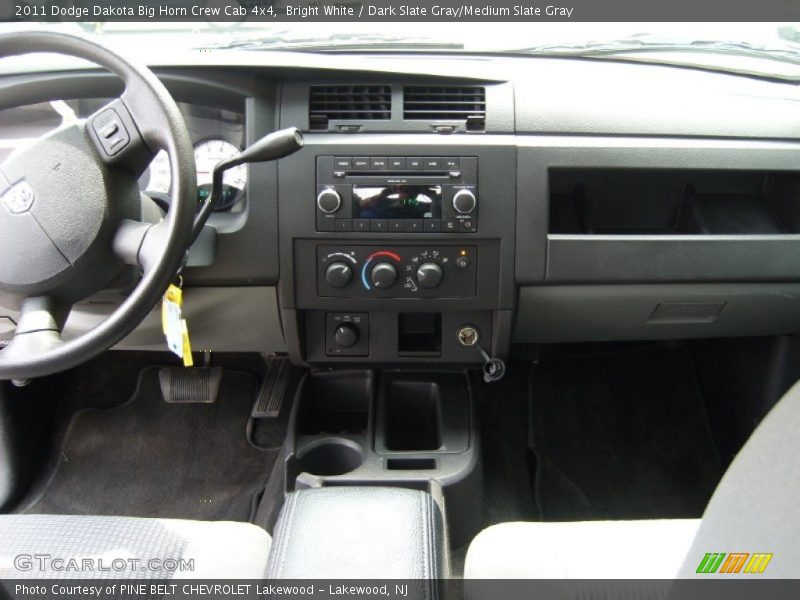 Bright White / Dark Slate Gray/Medium Slate Gray 2011 Dodge Dakota Big Horn Crew Cab 4x4