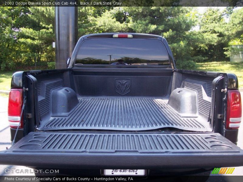 Black / Dark Slate Gray 2003 Dodge Dakota Sport Club Cab 4x4