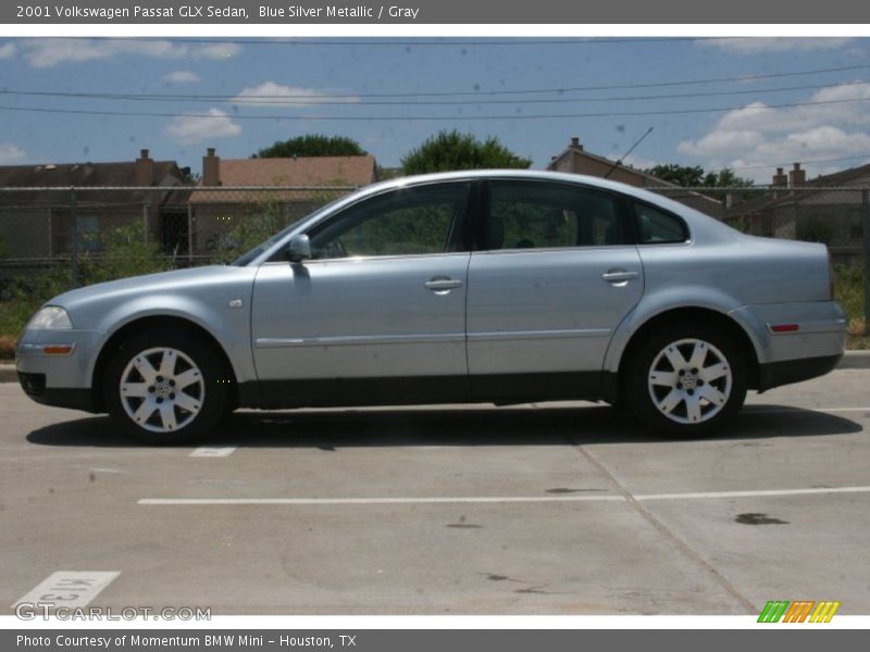 Blue Silver Metallic / Gray 2001 Volkswagen Passat GLX Sedan
