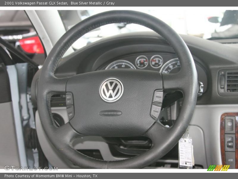 Blue Silver Metallic / Gray 2001 Volkswagen Passat GLX Sedan