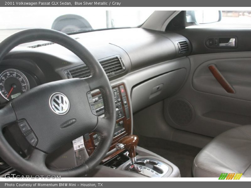 Blue Silver Metallic / Gray 2001 Volkswagen Passat GLX Sedan