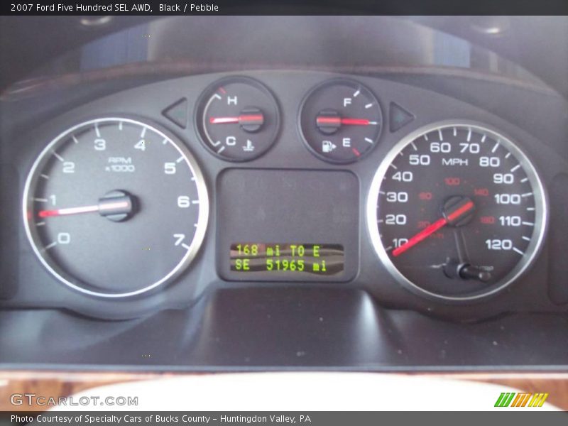 Black / Pebble 2007 Ford Five Hundred SEL AWD