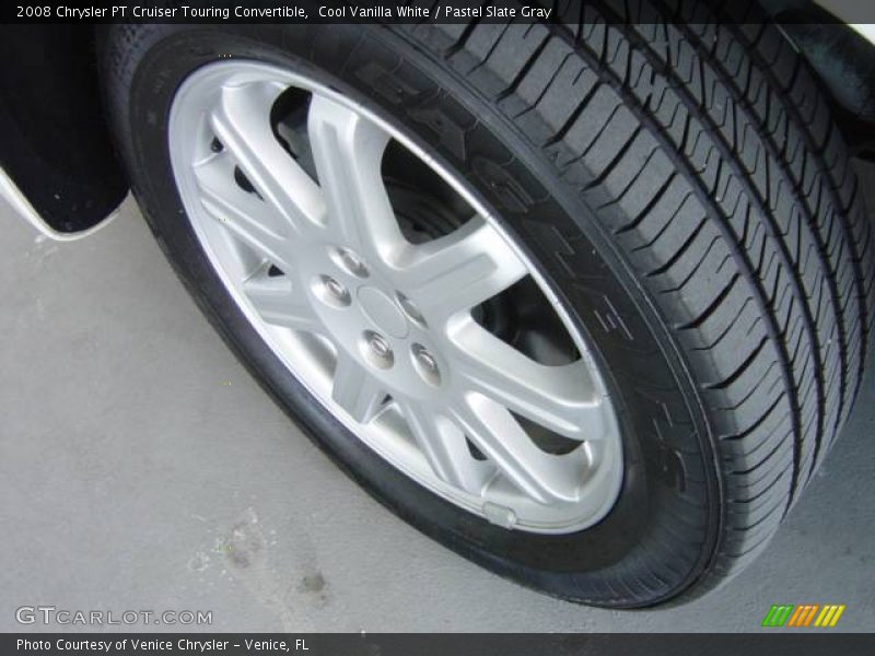 Cool Vanilla White / Pastel Slate Gray 2008 Chrysler PT Cruiser Touring Convertible