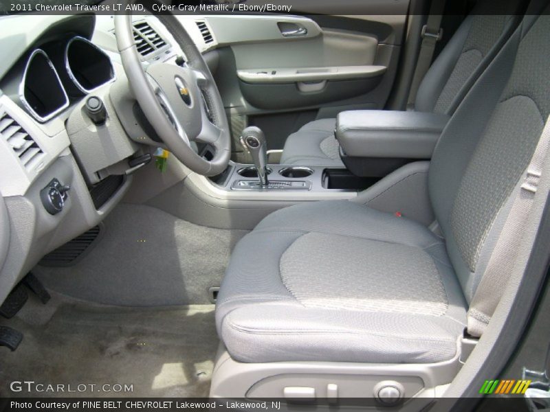 Cyber Gray Metallic / Ebony/Ebony 2011 Chevrolet Traverse LT AWD