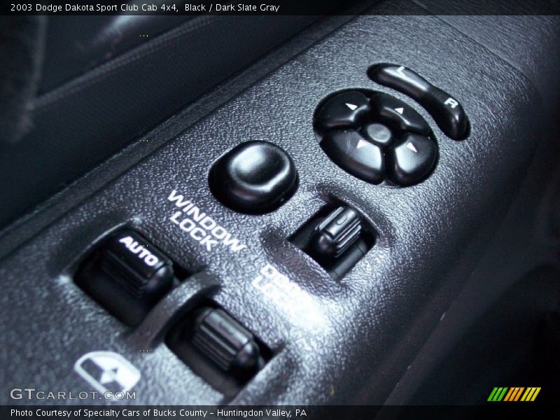 Black / Dark Slate Gray 2003 Dodge Dakota Sport Club Cab 4x4