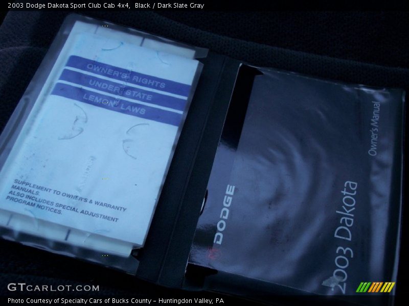 Books/Manuals of 2003 Dakota Sport Club Cab 4x4