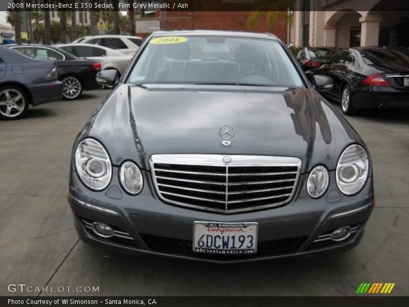Flint Grey Metallic / Ash 2008 Mercedes-Benz E 350 Sedan