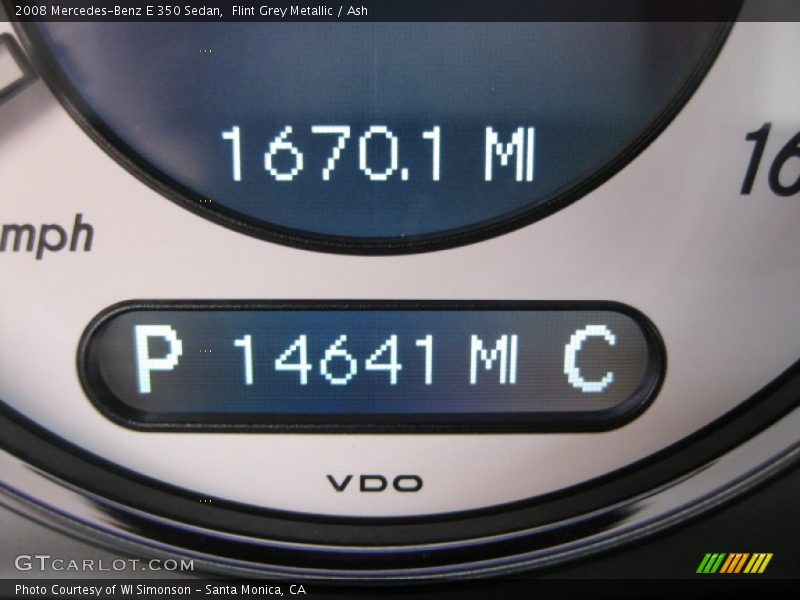 Flint Grey Metallic / Ash 2008 Mercedes-Benz E 350 Sedan