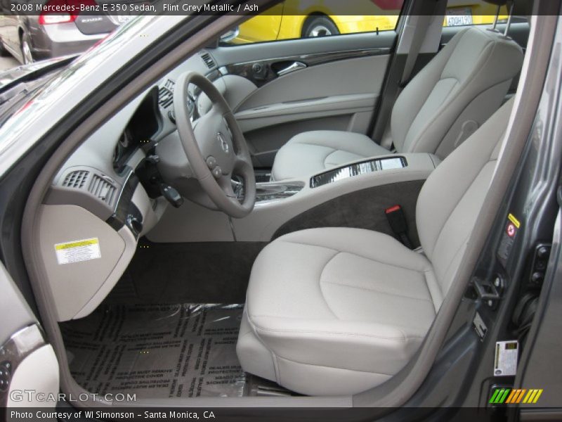 Flint Grey Metallic / Ash 2008 Mercedes-Benz E 350 Sedan