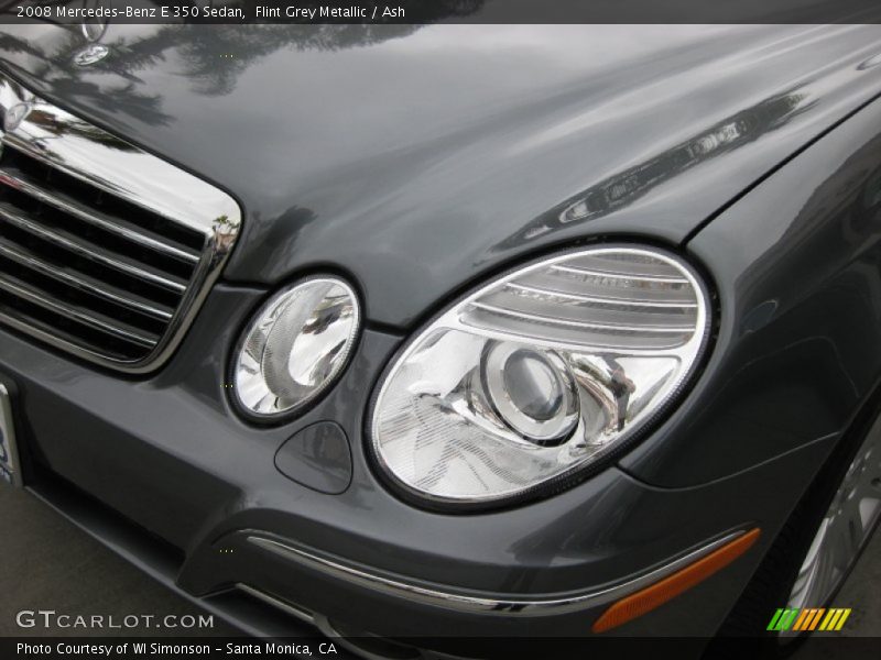 Flint Grey Metallic / Ash 2008 Mercedes-Benz E 350 Sedan