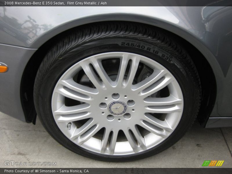 Flint Grey Metallic / Ash 2008 Mercedes-Benz E 350 Sedan