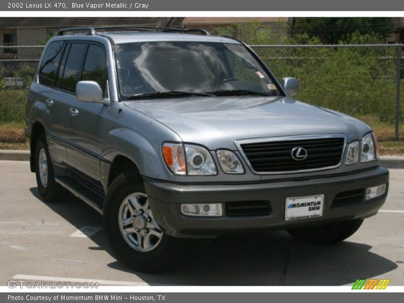 Blue Vapor Metallic / Gray 2002 Lexus LX 470