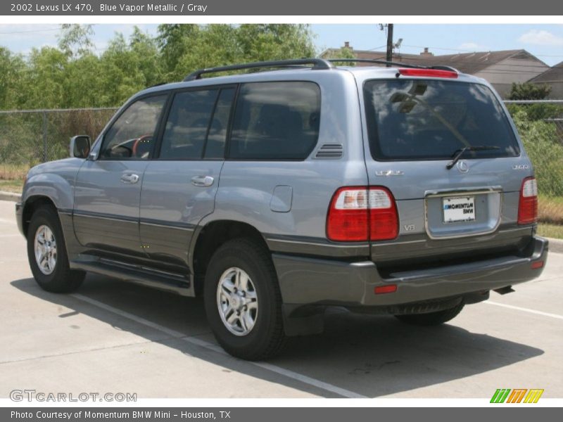 Blue Vapor Metallic / Gray 2002 Lexus LX 470