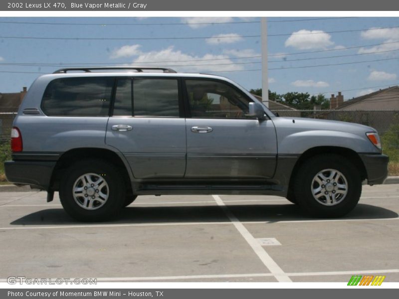 Blue Vapor Metallic / Gray 2002 Lexus LX 470