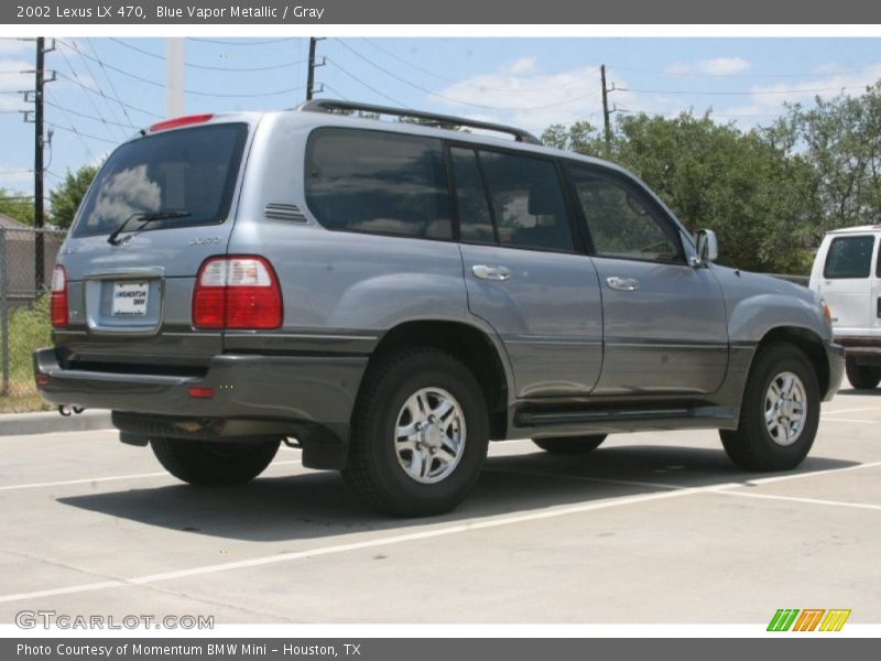 Blue Vapor Metallic / Gray 2002 Lexus LX 470