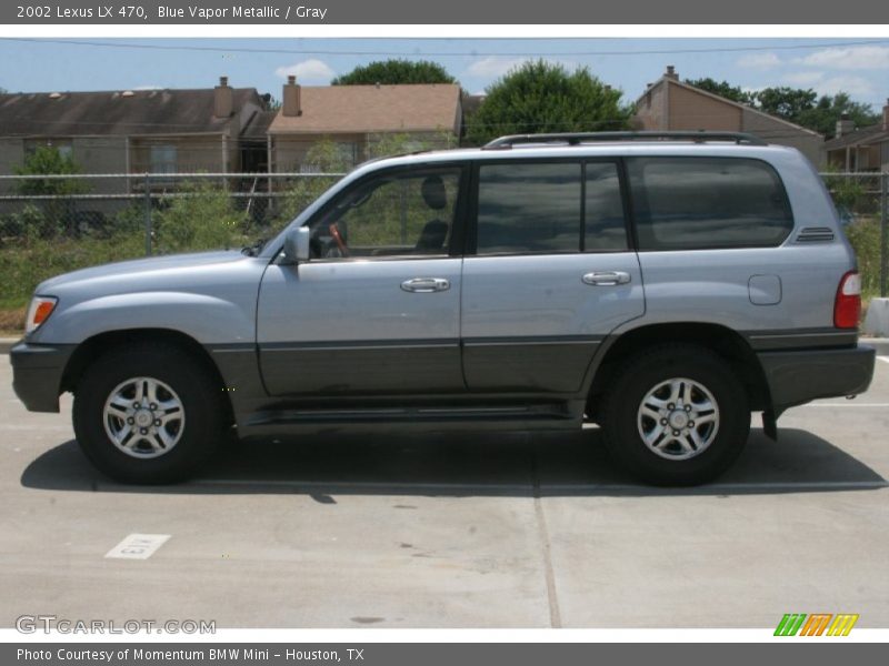 Blue Vapor Metallic / Gray 2002 Lexus LX 470