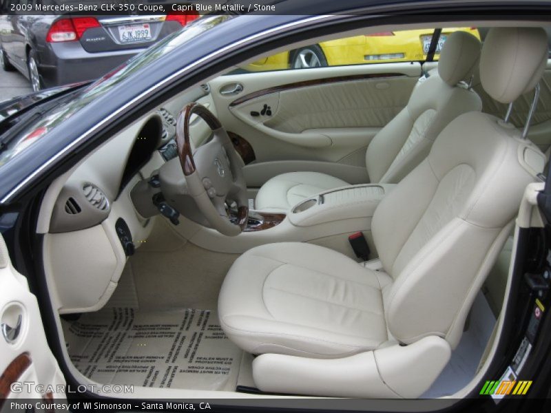  2009 CLK 350 Coupe Stone Interior