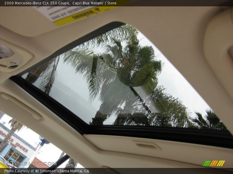 Sunroof of 2009 CLK 350 Coupe