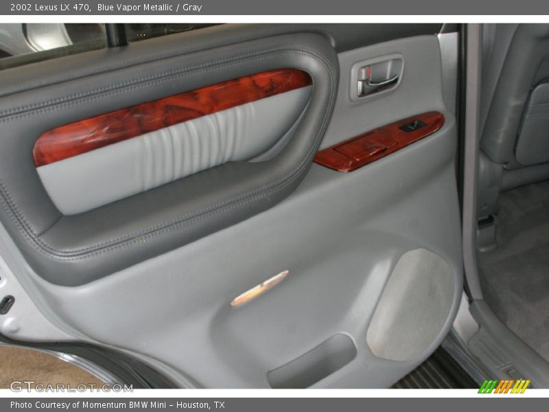 Blue Vapor Metallic / Gray 2002 Lexus LX 470