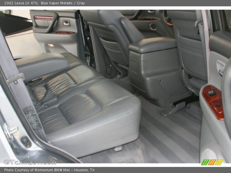 Blue Vapor Metallic / Gray 2002 Lexus LX 470