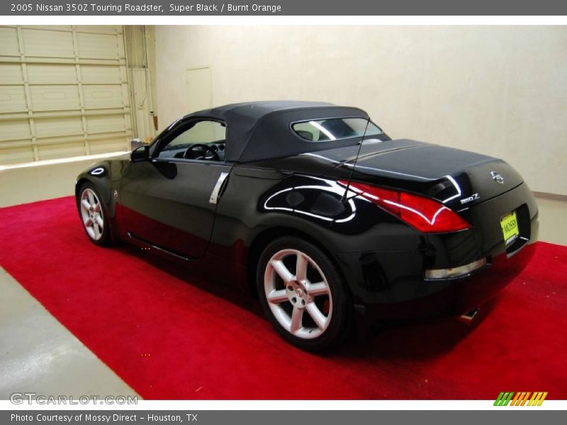 Super Black / Burnt Orange 2005 Nissan 350Z Touring Roadster