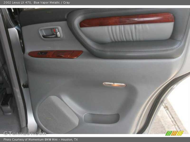 Blue Vapor Metallic / Gray 2002 Lexus LX 470