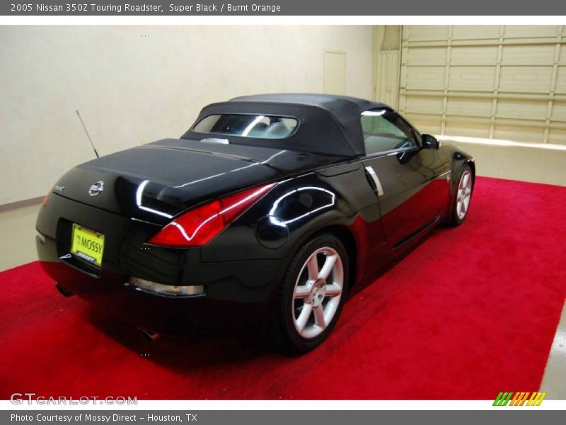 Super Black / Burnt Orange 2005 Nissan 350Z Touring Roadster