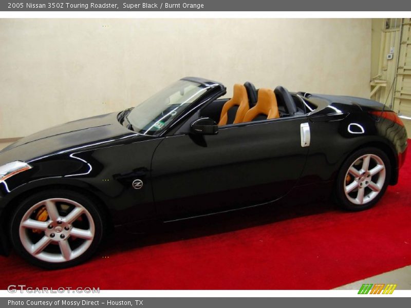Super Black / Burnt Orange 2005 Nissan 350Z Touring Roadster
