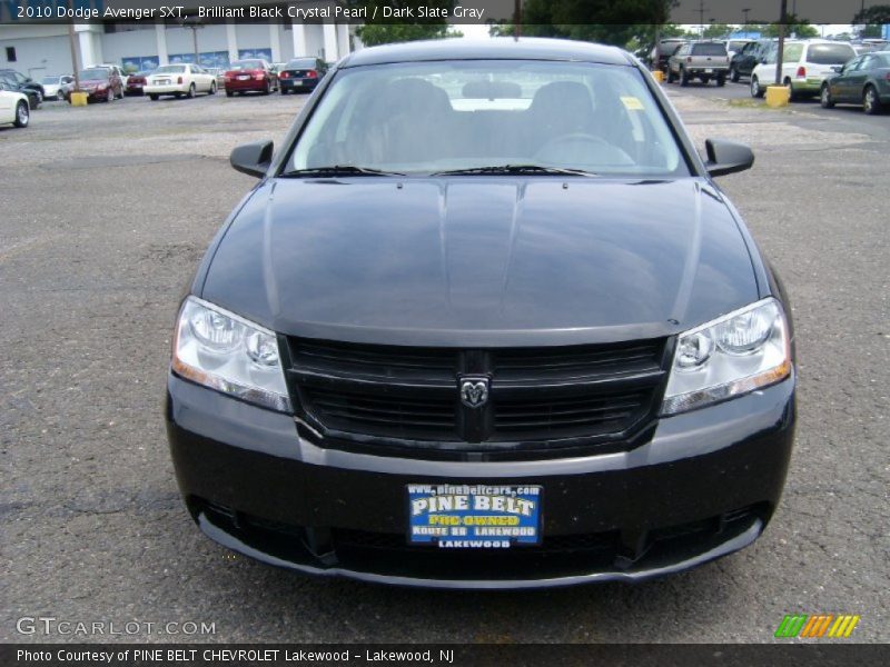 Brilliant Black Crystal Pearl / Dark Slate Gray 2010 Dodge Avenger SXT