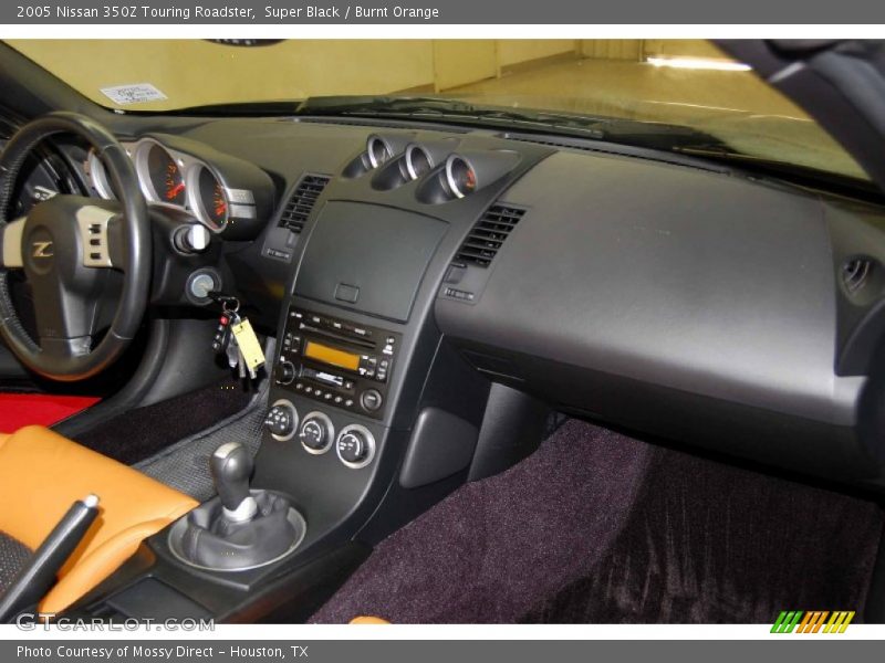 Super Black / Burnt Orange 2005 Nissan 350Z Touring Roadster