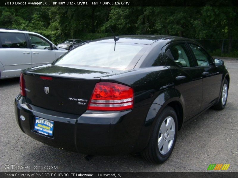 Brilliant Black Crystal Pearl / Dark Slate Gray 2010 Dodge Avenger SXT