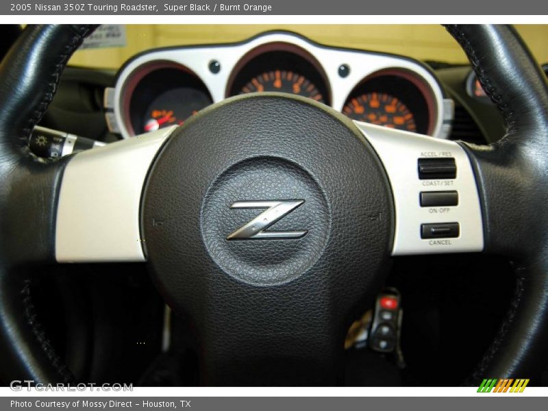 Super Black / Burnt Orange 2005 Nissan 350Z Touring Roadster