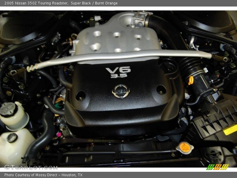 Super Black / Burnt Orange 2005 Nissan 350Z Touring Roadster
