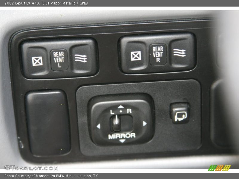 Controls of 2002 LX 470