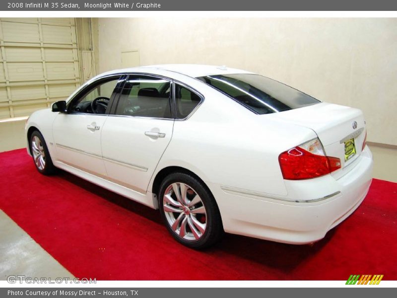 Moonlight White / Graphite 2008 Infiniti M 35 Sedan