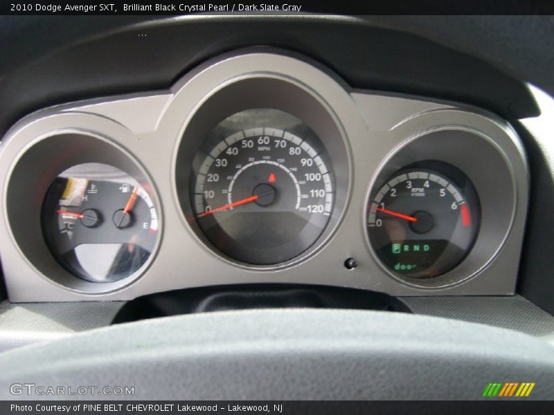 Brilliant Black Crystal Pearl / Dark Slate Gray 2010 Dodge Avenger SXT