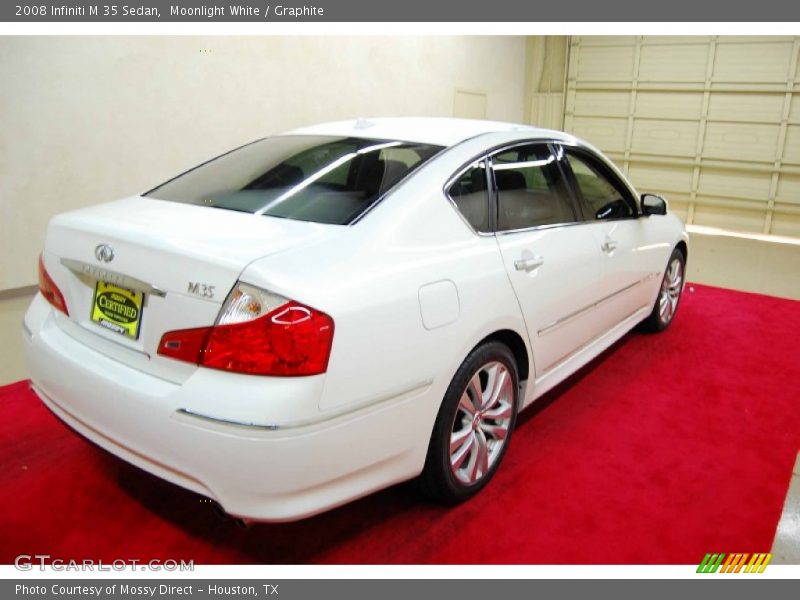Moonlight White / Graphite 2008 Infiniti M 35 Sedan