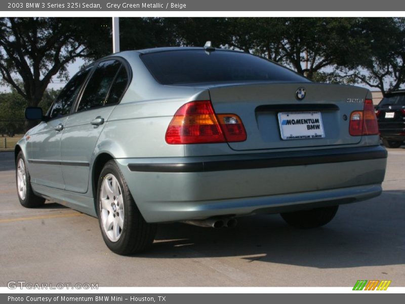 Grey Green Metallic / Beige 2003 BMW 3 Series 325i Sedan